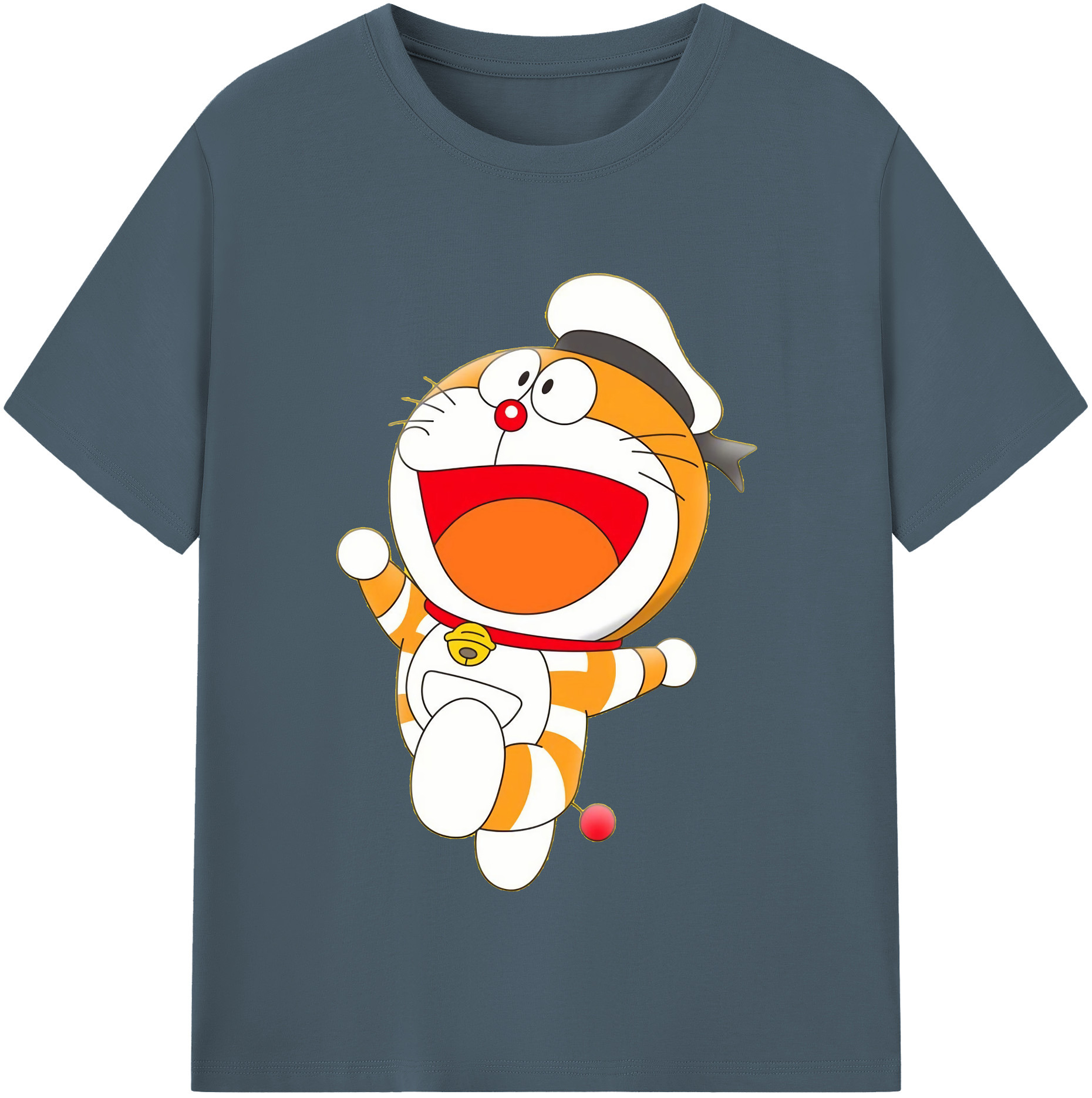 （画像用） ドラえもん Doraemon 綿100％半袖Tシャツ（フロントプリント）